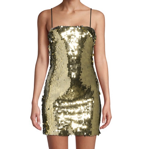 Likely Dresses & Skirts - NWT | Likely Women’s Gold Sequin Dress | Size 4